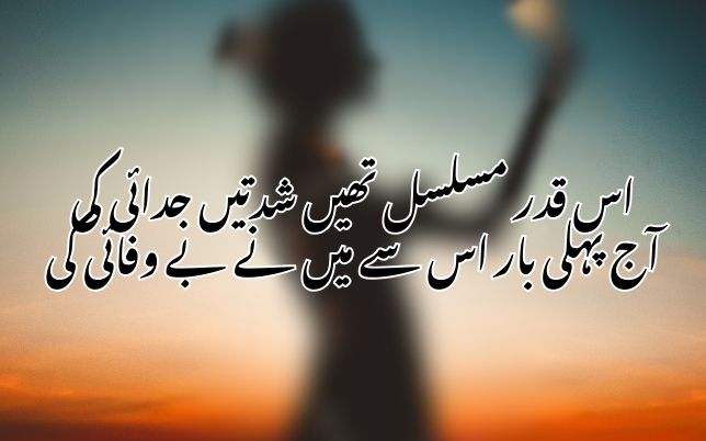 Bewafa Poetry in Urdu 2 Lines