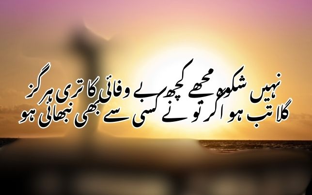 Best Bewafa Poetry lines