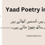 Yaad Poetry In Urdu- Best Yaad Shayari 2 Lines